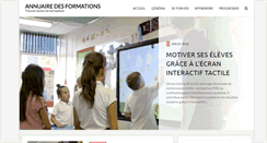 Desktop Screenshot of formation-annuaire.com