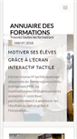 Mobile Screenshot of formation-annuaire.com